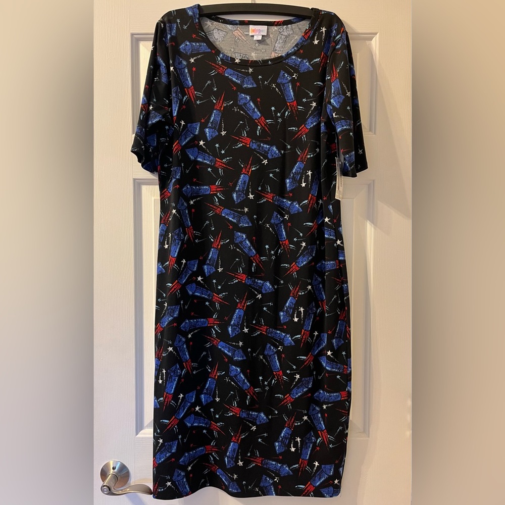 BNWT Lularoe Julia Firework Dress